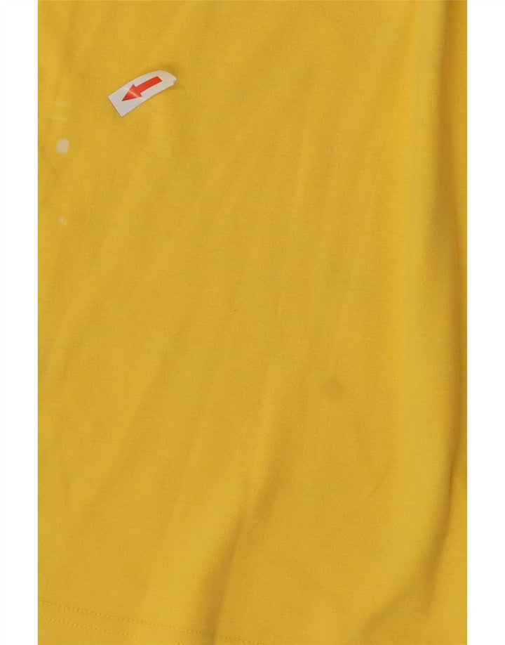 T-shirt grafica da uomo Invicta Top Small in cotone giallo