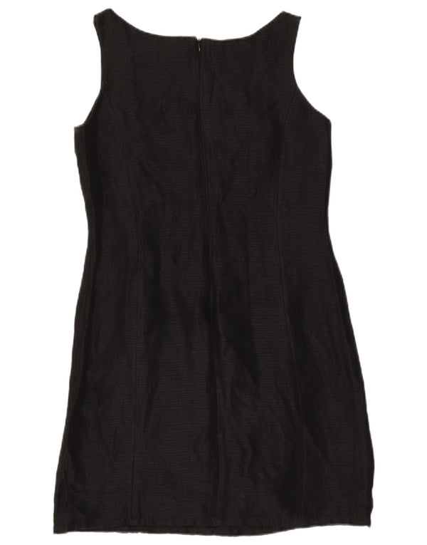 Balloon Womens Sleeveless Sheath Dress IT 40 Small Black Silk