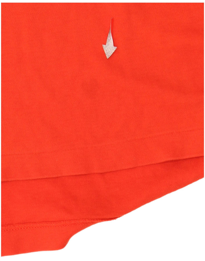 POLO RALPH LAUREN Mens Polo Shirt Medium Orange Cotton
