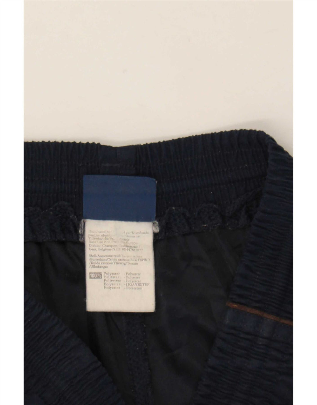 Pantaloni da tuta cargo da uomo Champion grandi in poliestere blu navy