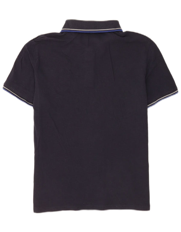 Polo da uomo Champion a righe medie blu navy