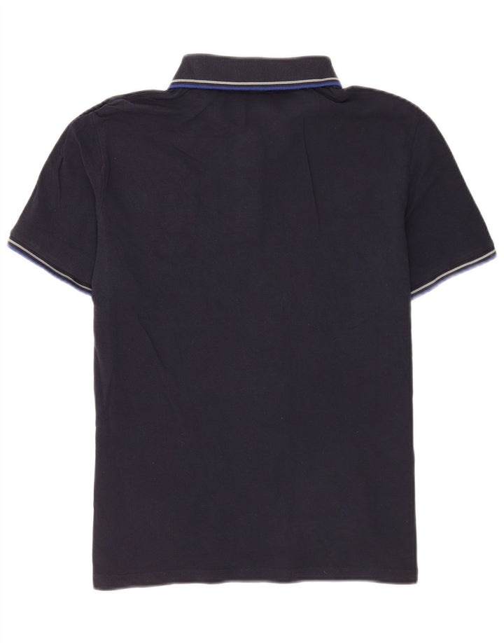 Polo da uomo Champion a righe medie blu navy