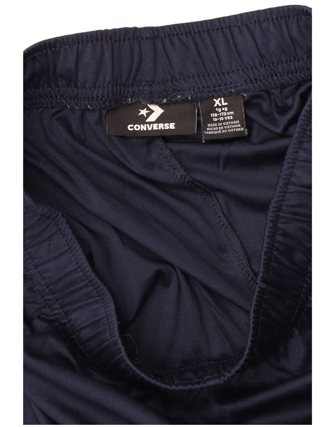 Pantaloncini sportivi con grafica CONVERSE per ragazzi 13-14 anni XL poliestere blu navy