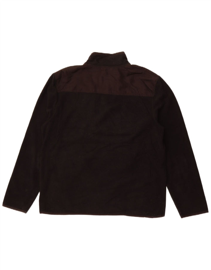 Giacca in pile da uomo Calvin Klein UK 42 XL poliestere nero