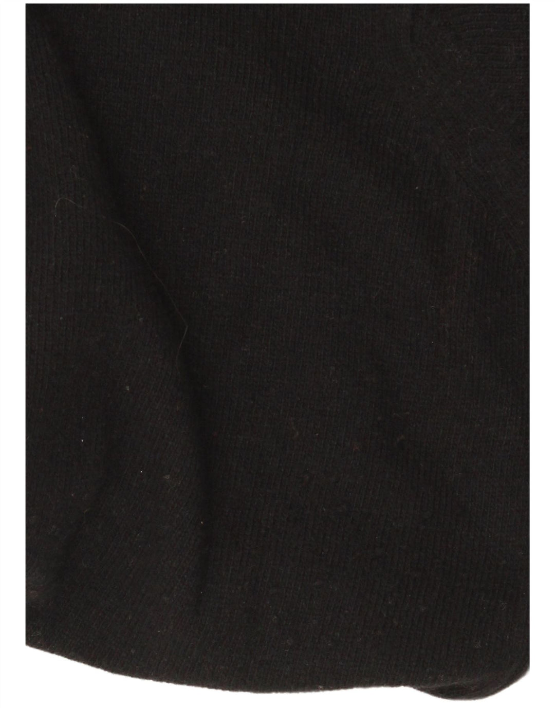 Maglione Zara da uomo con scollo a V grande in lana nera