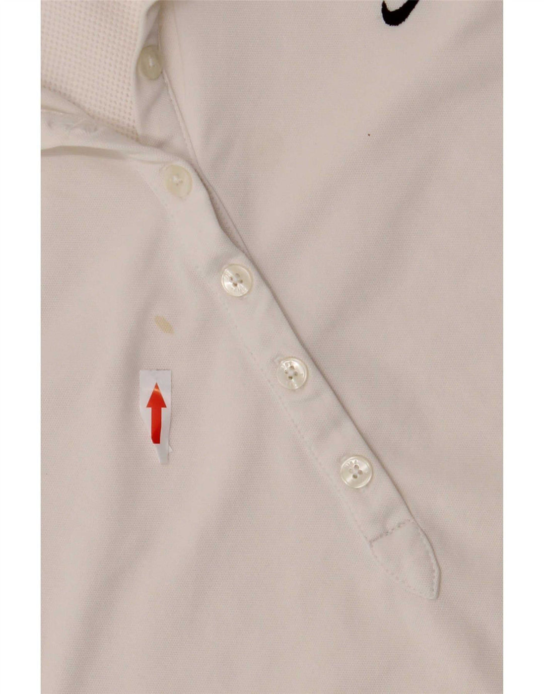 Polo Nike da donna UK 8/10 piccola bianco sporco