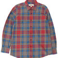 Boden Camicia da uomo in flanella di cotone scozzese grande multicolore