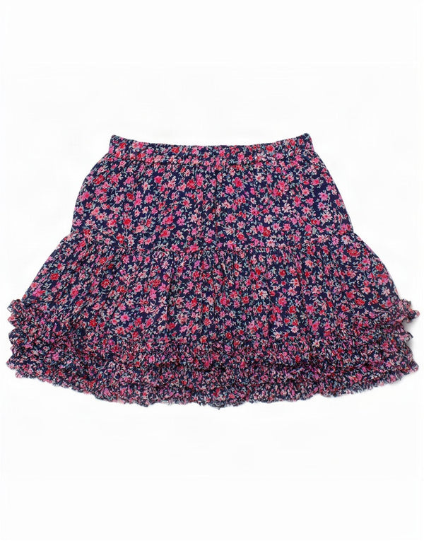 Gonna a strati per ragazze Joules 9-10 anni W23 Poliestere floreale blu