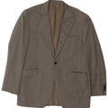 Giacca blazer da uomo a 1 bottone Aquascutum UK 44 2XL Lana a spina di pesce grigia