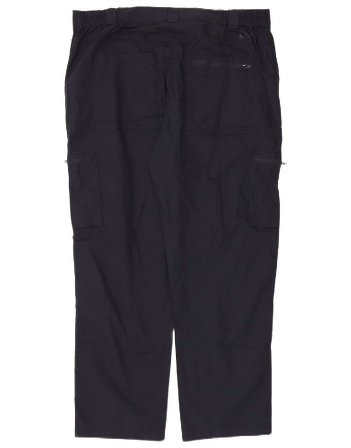 Pantaloni cargo regolari da uomo Mountain Warehouse W40 L30 poliestere blu navy
