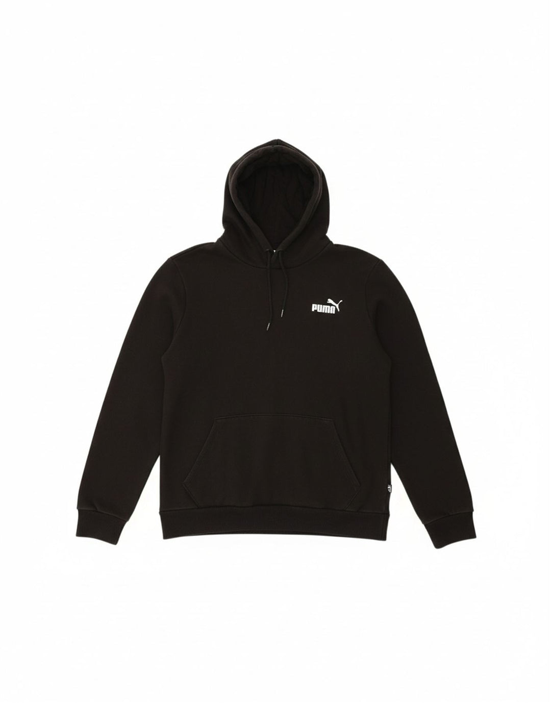 PUMA Womens Hoodie Jumper UK 14 Medium Black Cotton