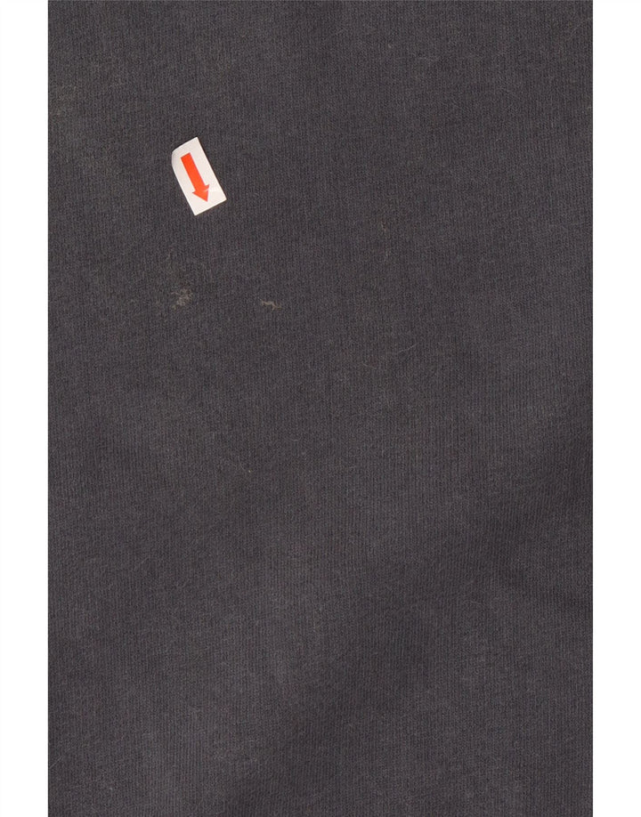 Felpa da donna con vestibilità ampia con grafica Superdry, maglione UK 12, grigio medio