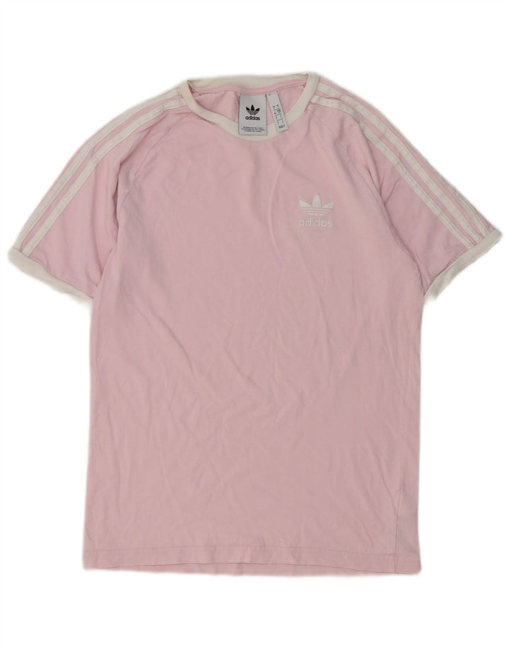 Maglietta Adidas da uomo Top Small in cotone rosa