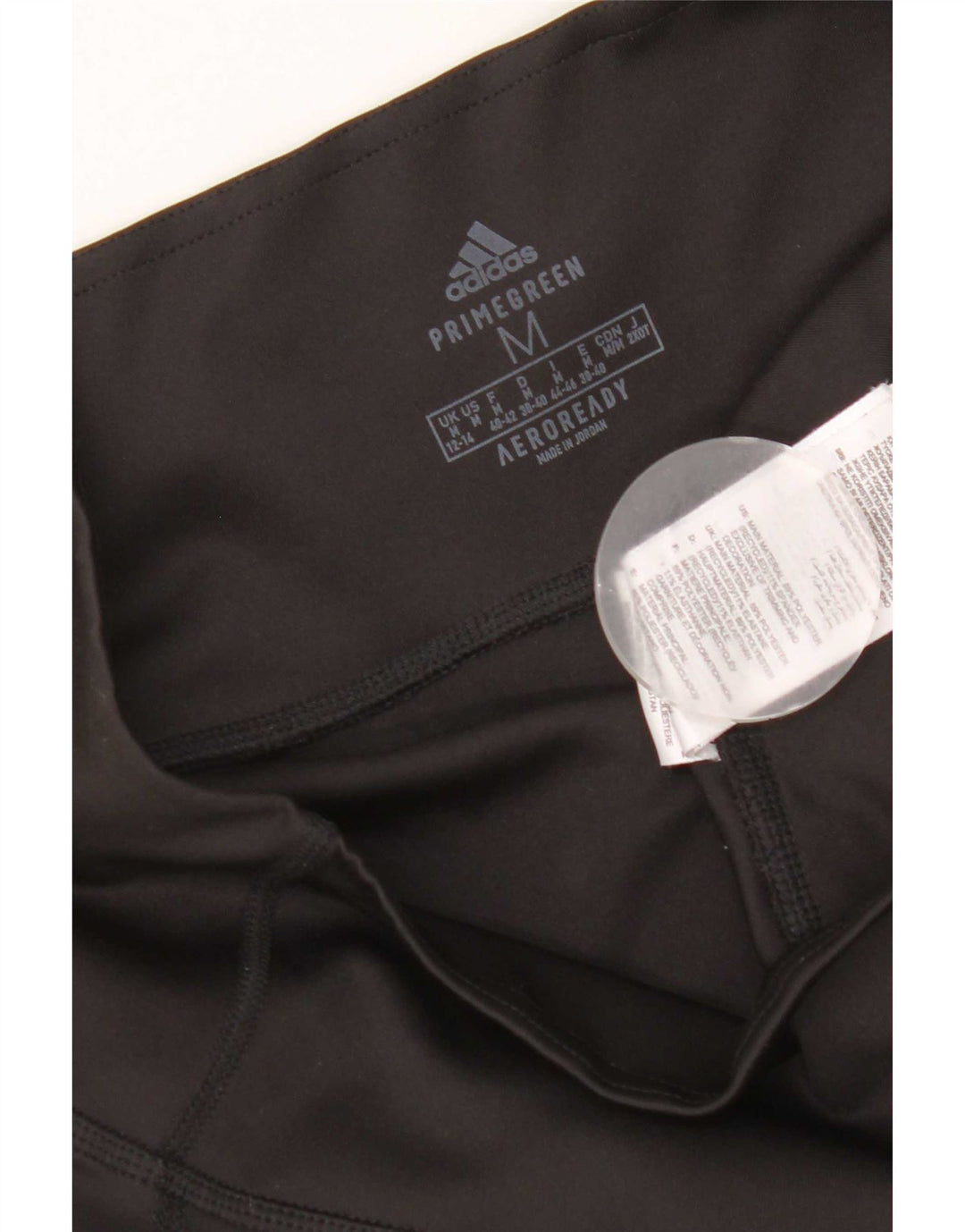Leggings Adidas Aeroready da donna UK 12/14 Poliestere nero medio