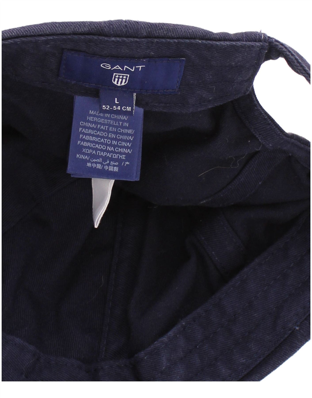 Berretto da baseball grafico per ragazzi Gant 7-8 anni grande in cotone blu navy