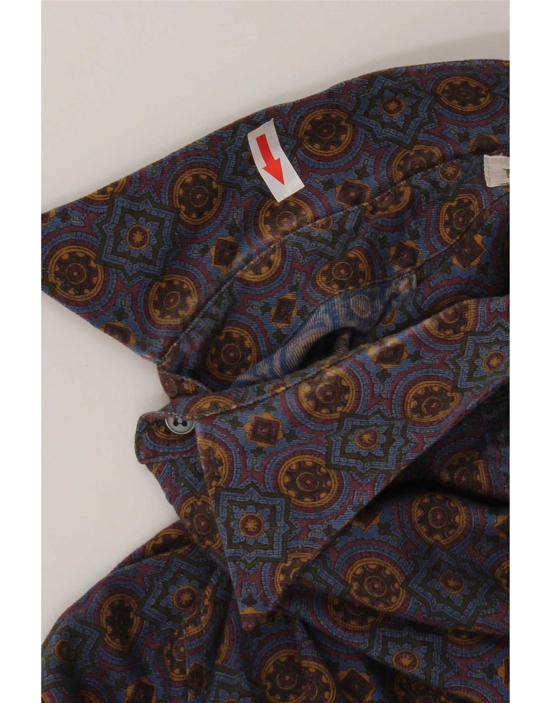 Camicia da uomo NANI BON taglia 40 blu medio Ikat