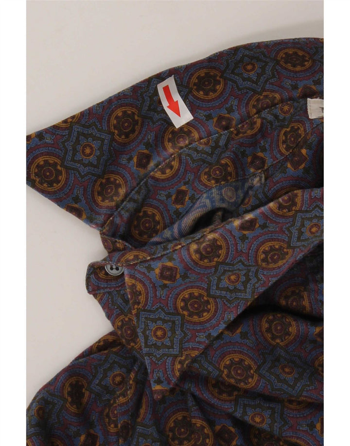 Camicia da uomo NANI BON taglia 40 blu medio Ikat