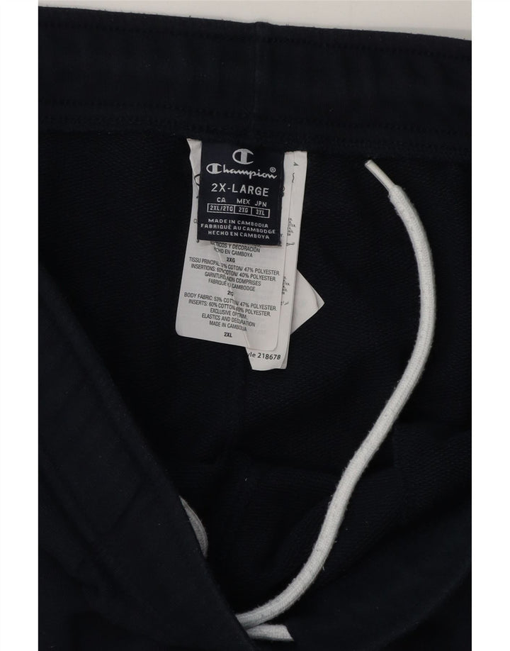 Pantaloni da tuta da uomo Champion 2XL cotone blu navy