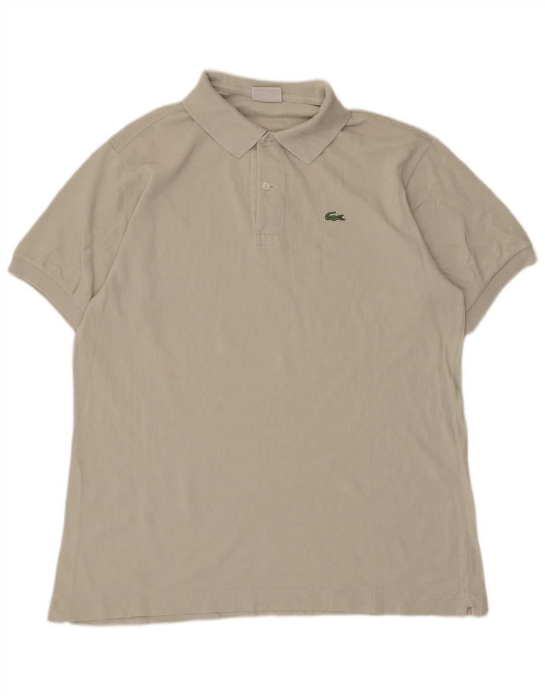 Polo da uomo Lacoste taglia 5 grande in cotone grigio