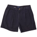 Pantaloncini chino con pegging da uomo IZOD W38 XL in cotone blu navy