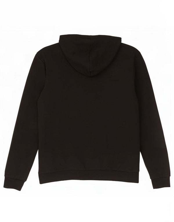 Felpa con cappuccio da uomo Puma Large in cotone nero