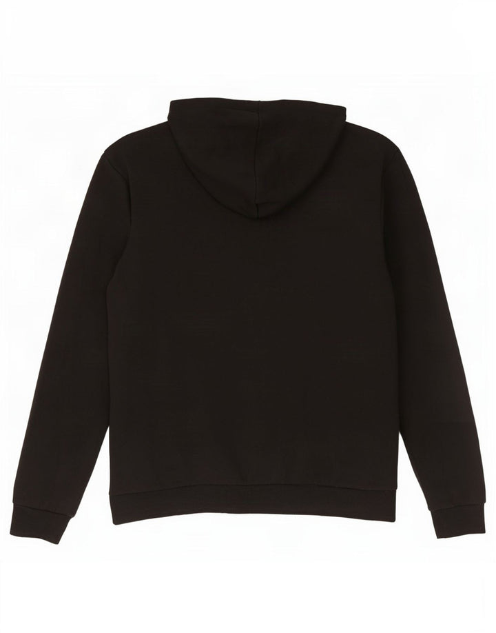 Felpa con cappuccio da uomo Puma Large in cotone nero