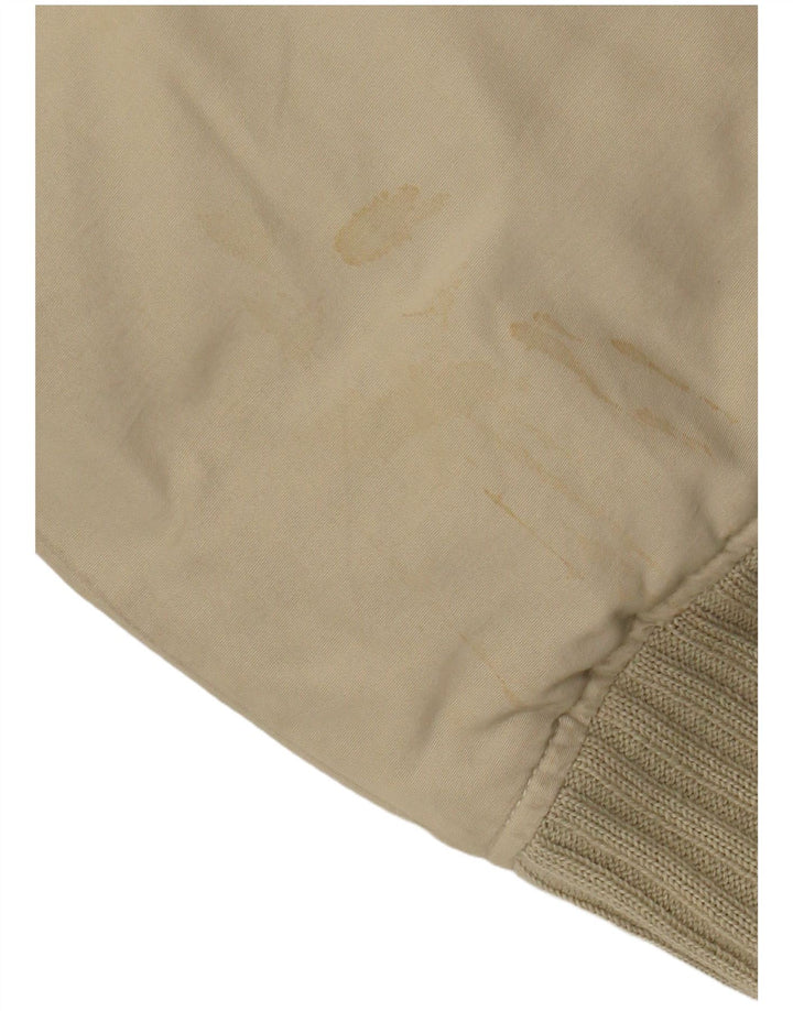 Giacca imbottita da donna Woolrich UK 14 Cotone beige medio