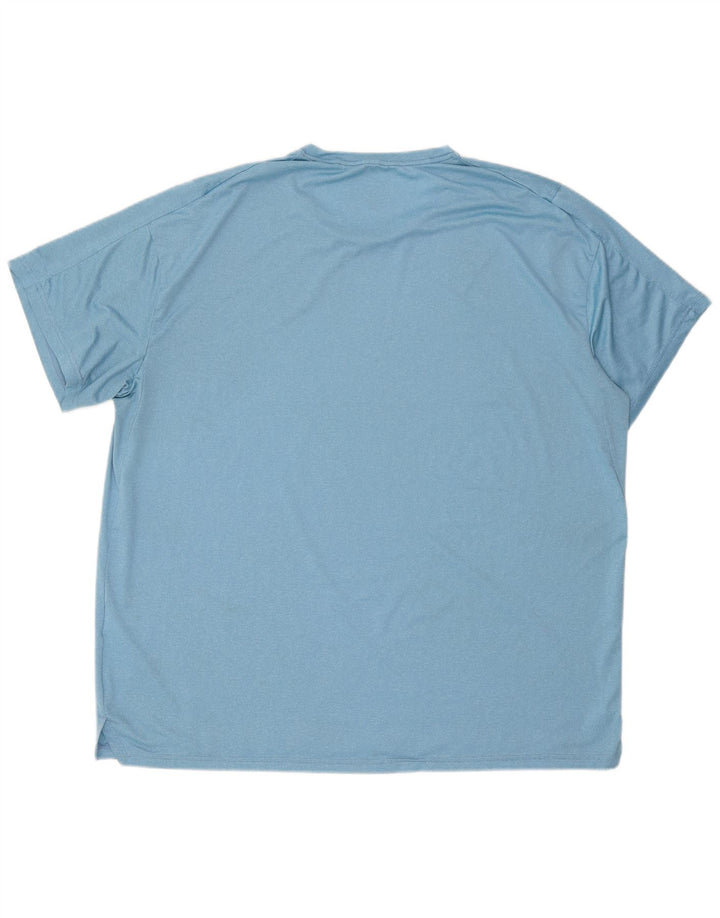 T-shirt Nike Dri Fit da uomo Top 2XL blu poliestere