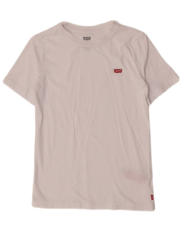 T-shirt Levi's per ragazzi 13-14 anni in cotone bianco