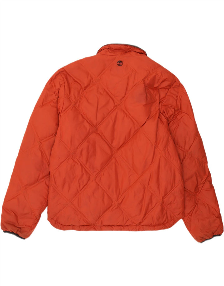 Giacca imbottita reversibile da uomo Timberland UK 40 Large Orange Nylon