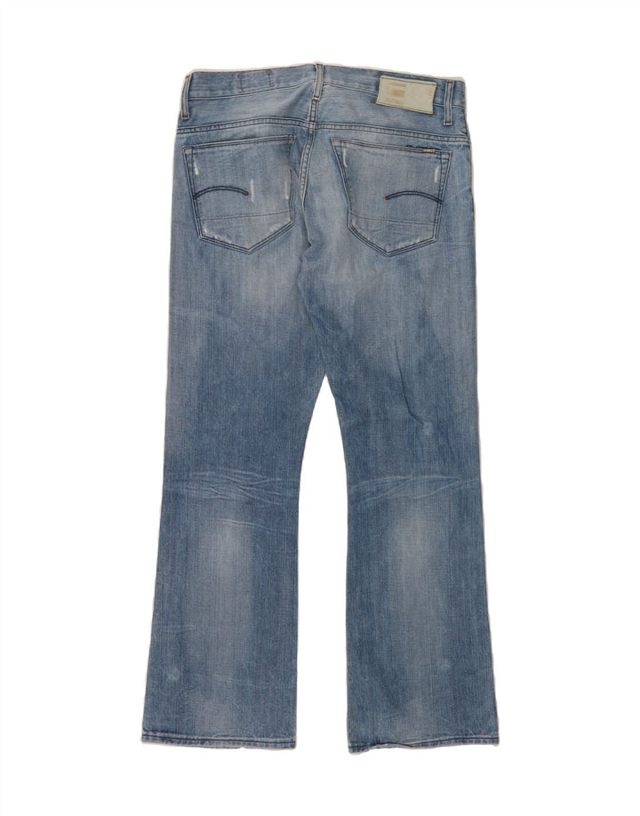 G-STAR Womens Distressed Bootcut Jeans W34 L32 Blue Cotton Vintage G-Star and Second-Hand G-Star from Messina Hembry 