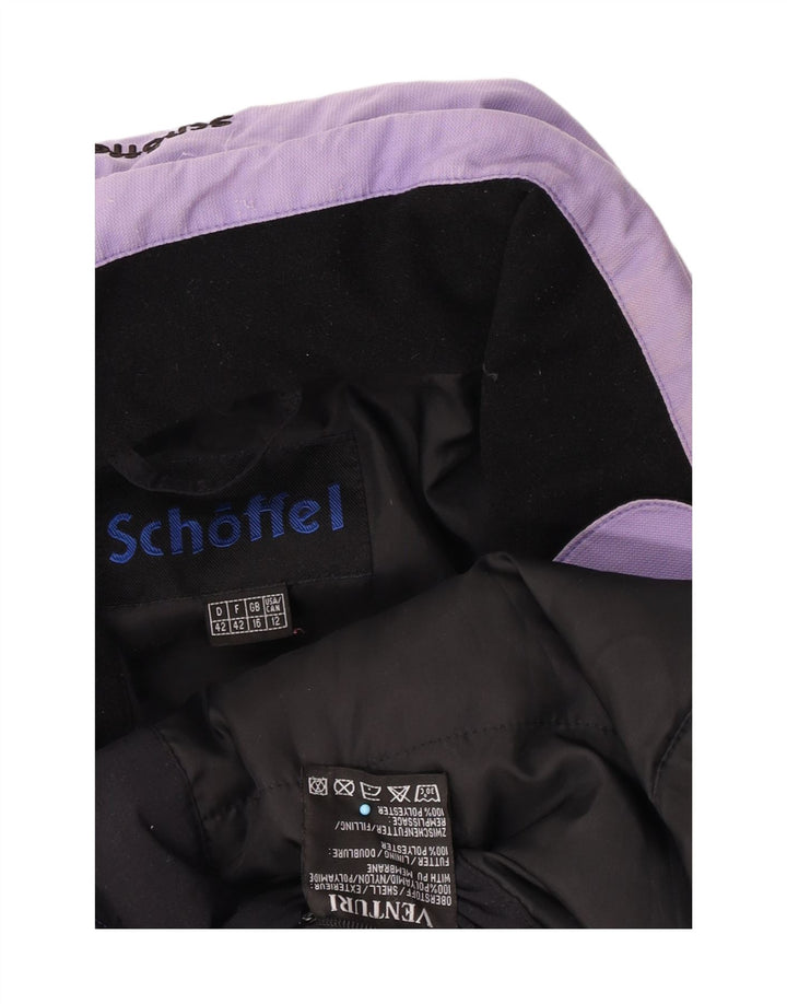 Giacca da sci con cappuccio da donna Schoffel UK 16 Large Viola Poliammide