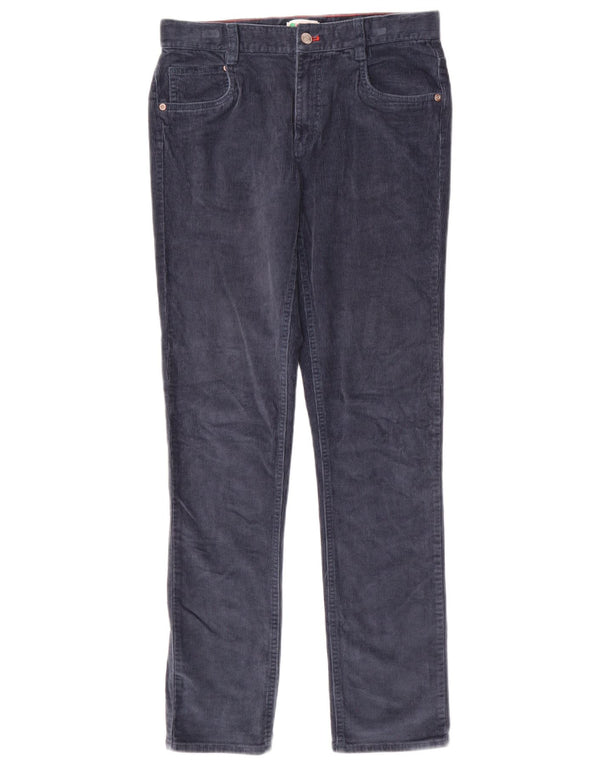 Pantaloni slim in velluto a coste BODEN da ragazzo 15-16 anni W28 L30 cotone blu navy