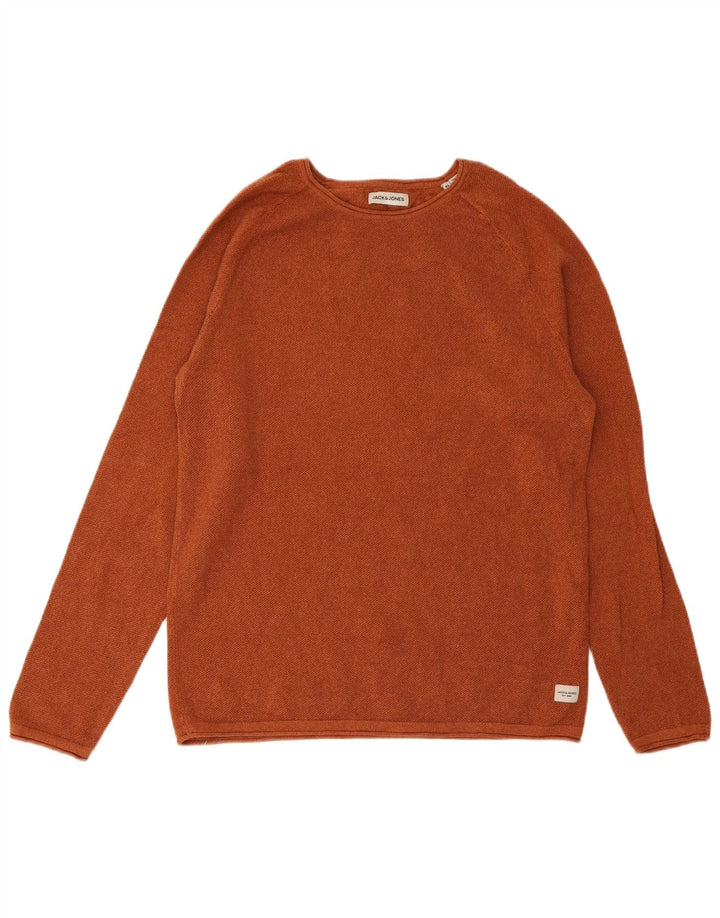 Jack & Jones Maglione da uomo con scollo a barca XL Marrone