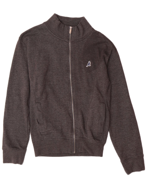 Giacca da ginnastica da uomo KANGOL piccola in cotone grigio