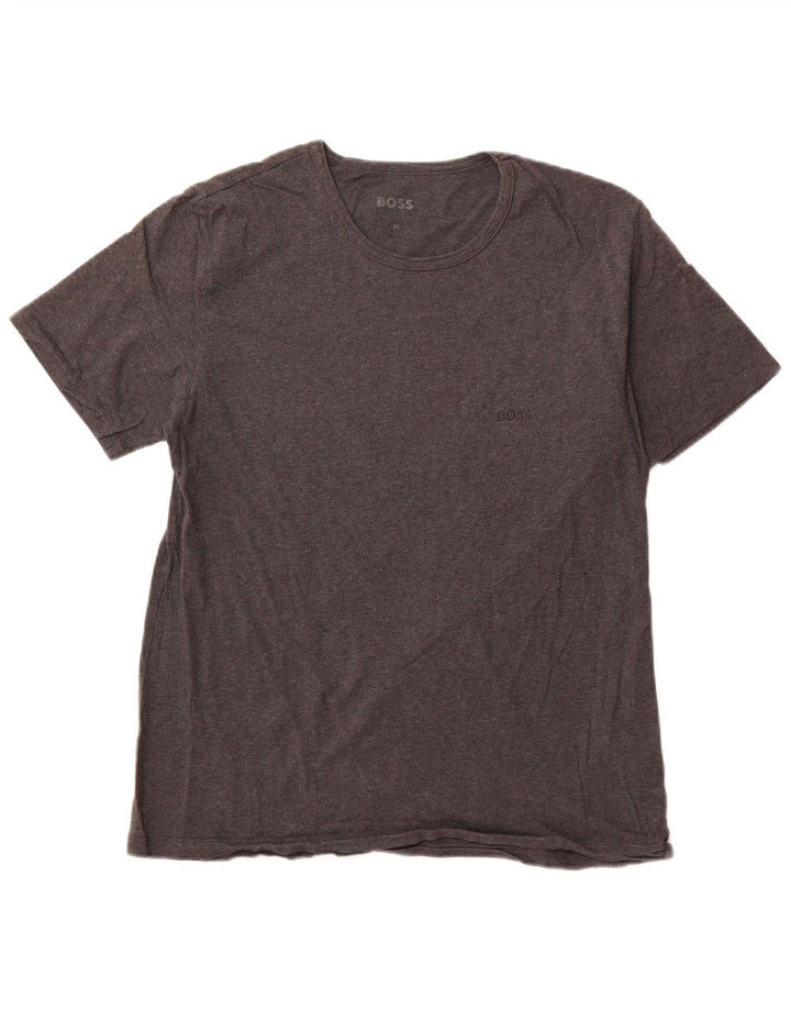 HUGO BOSS Womens T-Shirt Top UK 18 XL Grey
