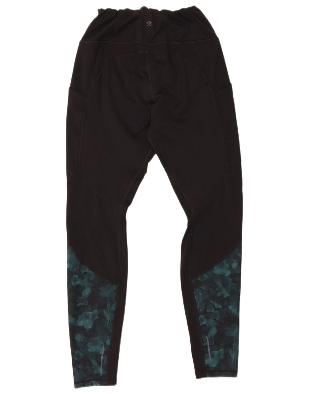 Leggings da donna ATHLETA UK 12 Poliestere floreale nero medio