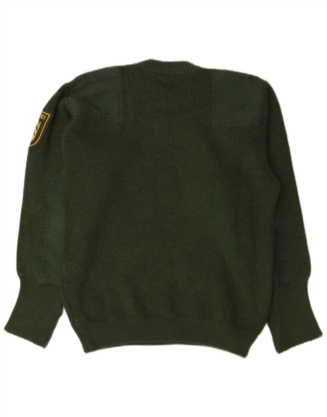 Maglione girocollo con grafica vintage da uomo IT 50 verde medio