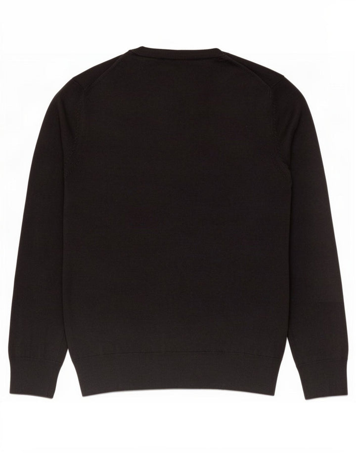 Maglione da uomo con scollo a V Marks & Spencer grande in cotone grigio