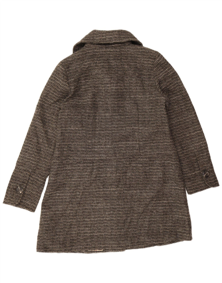 Cappotto da donna White Stuff UK 14 Poliestere a righe grandi grigie