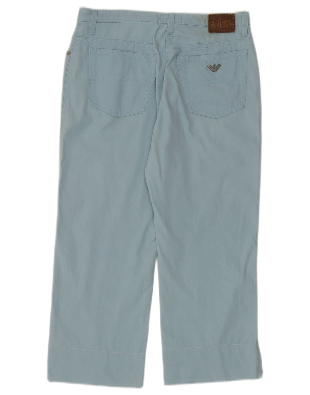 Pantaloni Capri dritti da donna Armani W29 L22 Blu