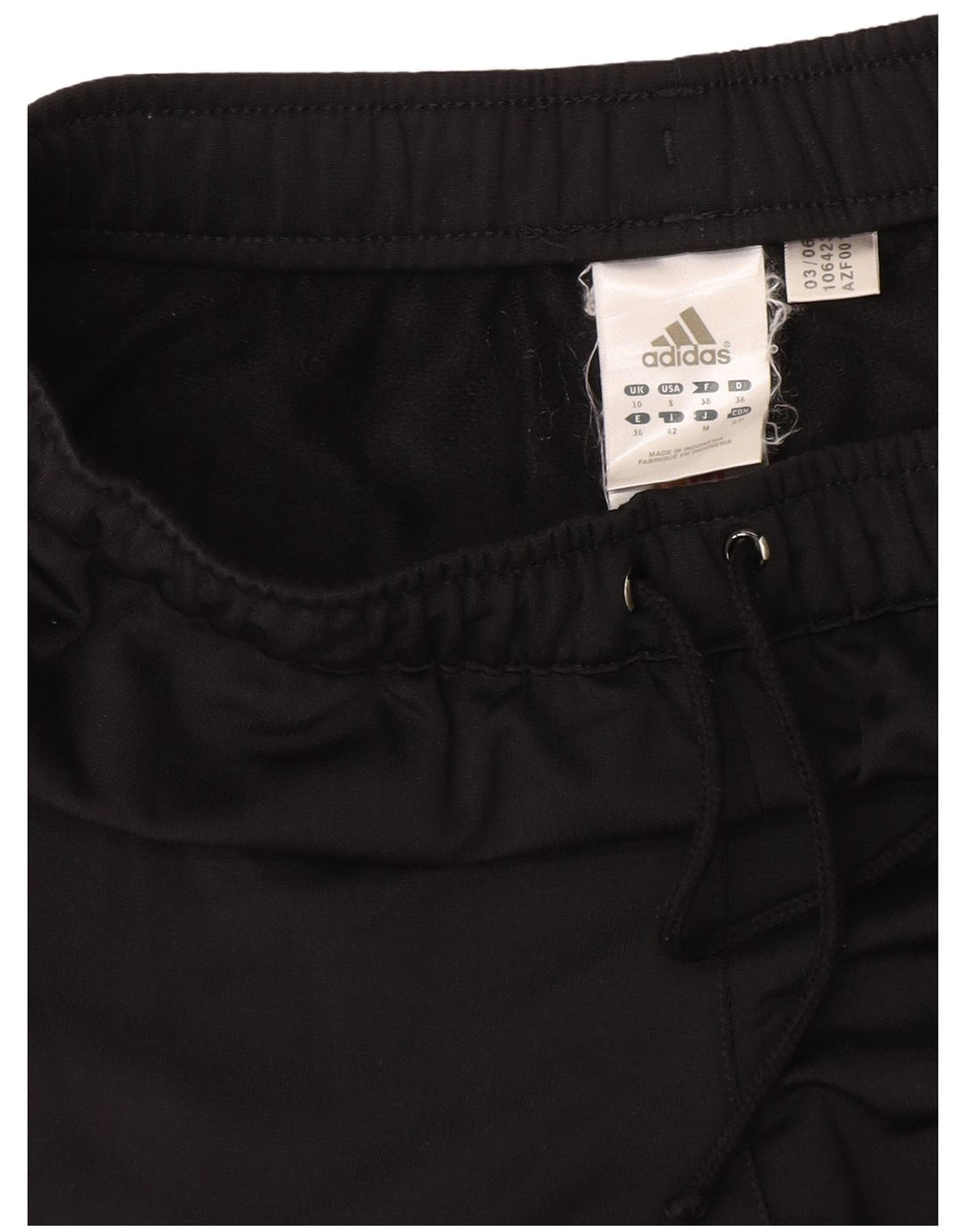 Pantaloncini sportivi ADIDAS da donna UK 10 piccoli poliestere nero