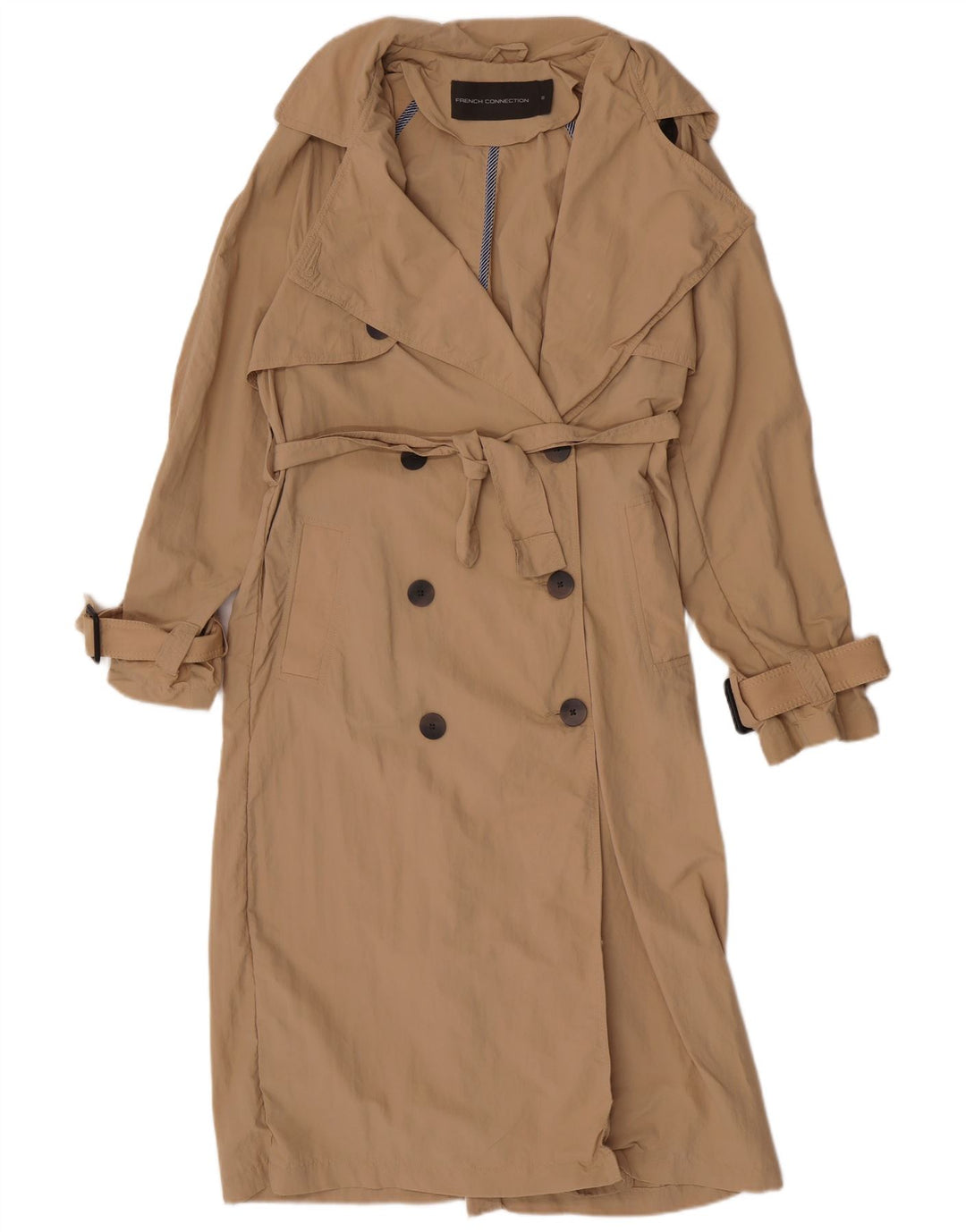 Trench da donna French Connection UK 10 Small Beige Poliammide