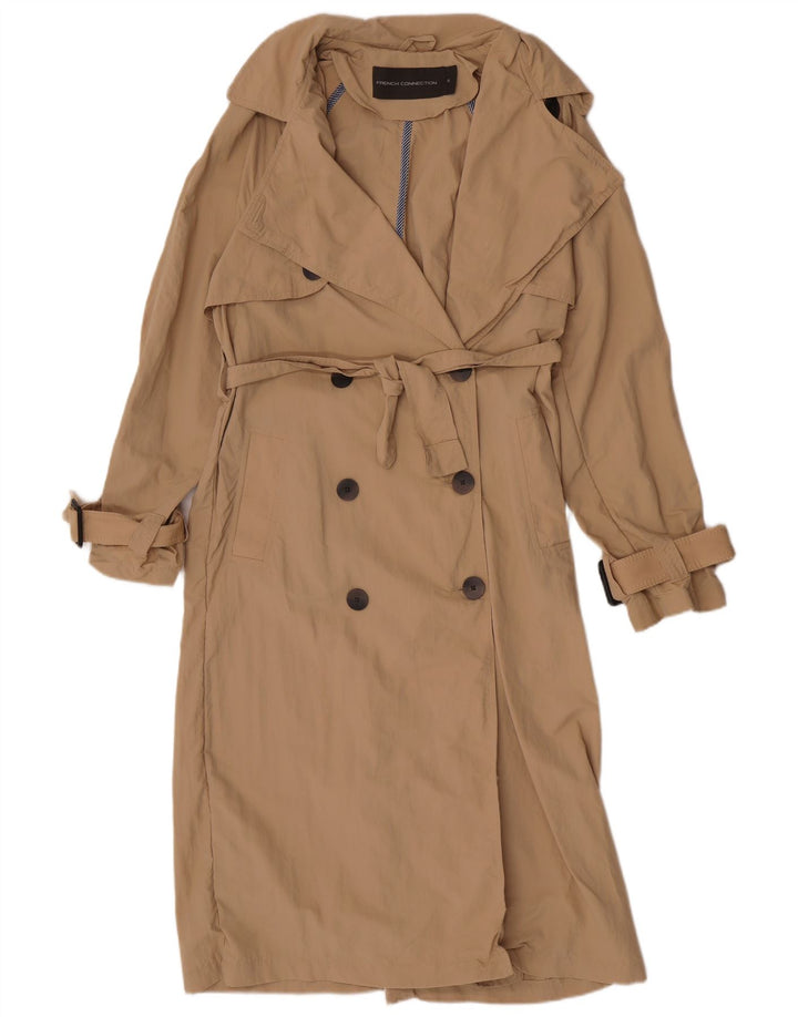 Trench da donna French Connection UK 10 Small Beige Poliammide