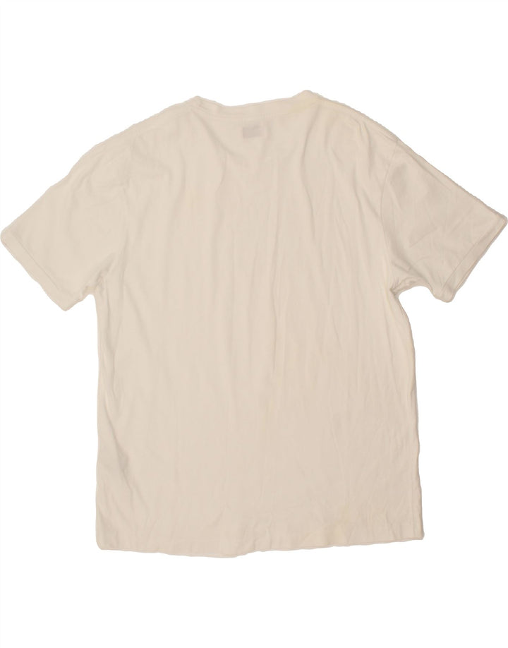 LEVI'S Mens T-Shirt Top XL White Cotton Vintage Levi's and Second-Hand Levi's from Messina Hembry 