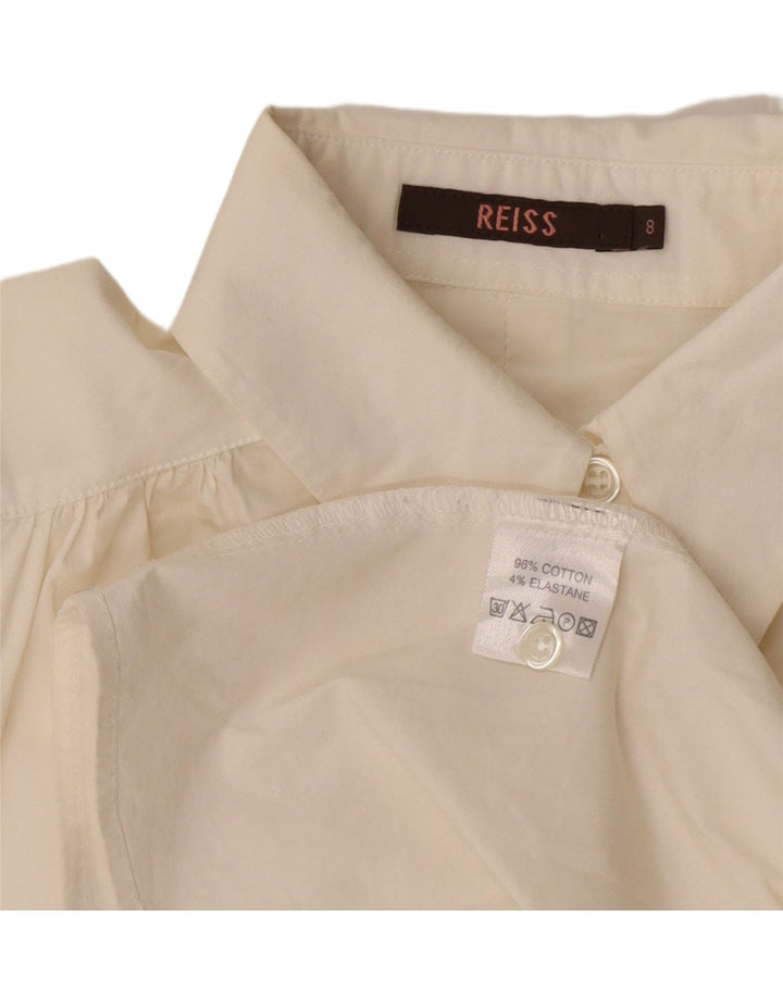 Camicia da donna Reiss UK 8 piccola in cotone bianco