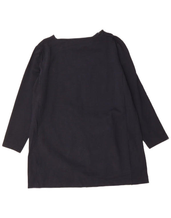 Abito tunica da donna COS UK 16 Large in viscosa blu navy