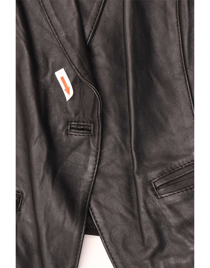Gilet Donna Conbipel IT 44 Medio Pelle Nero