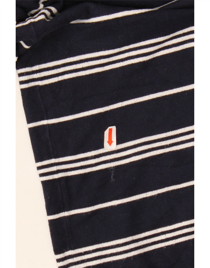 MARKS & SPENCER Maglione corto girocollo da donna UK14 Blu navy medio