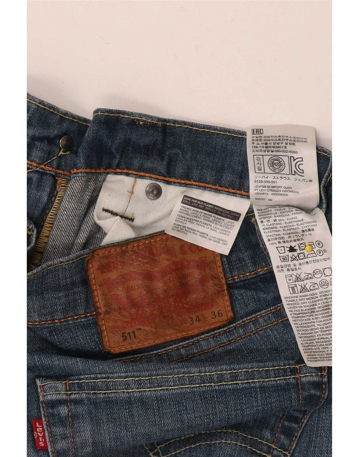 Jeans Levi's Uomo 511 Slim W34 L36 Cotone Blu